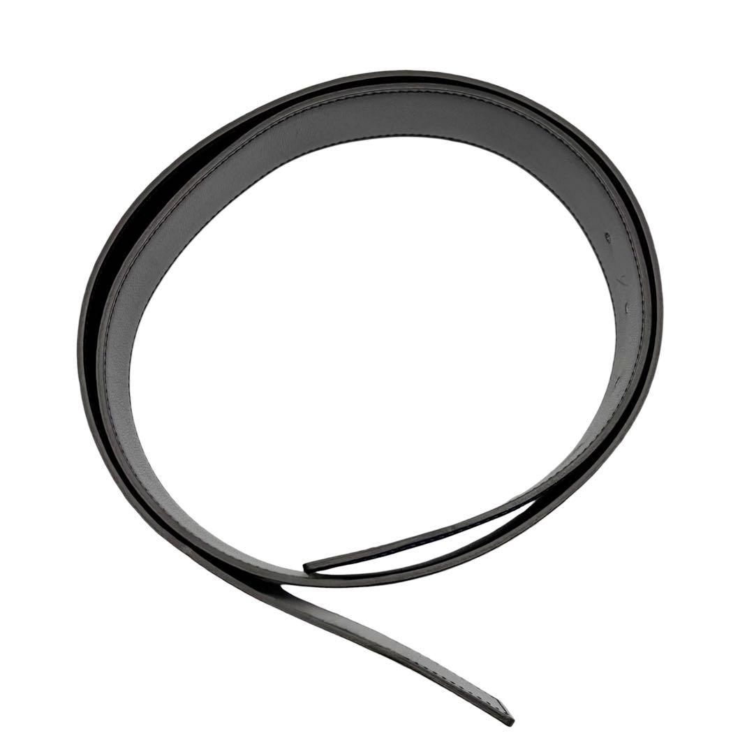 ⭐️美品⭐️ エルメス レザー ベルト 90 ネイビー ブラック 3