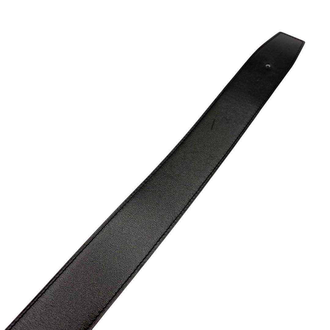 ⭐️美品⭐️ エルメス レザー ベルト 90 ネイビー ブラック 5