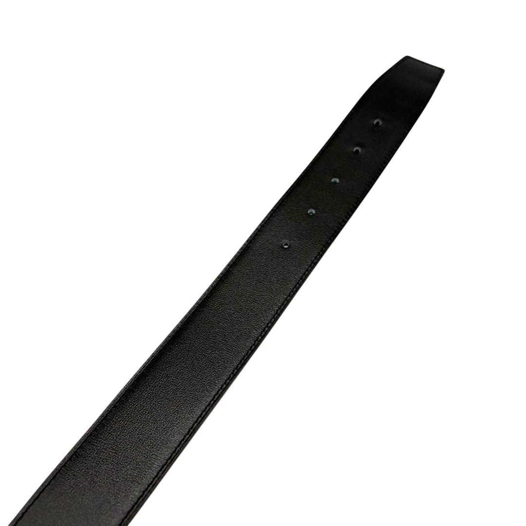 ⭐️美品⭐️ エルメス レザー ベルト 90 ネイビー ブラック 7