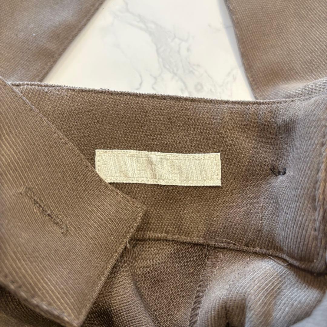 ドレスキップ サロペットワンピース　Vネック　茶　ブラウン　Mサイズ　ロング丈 8