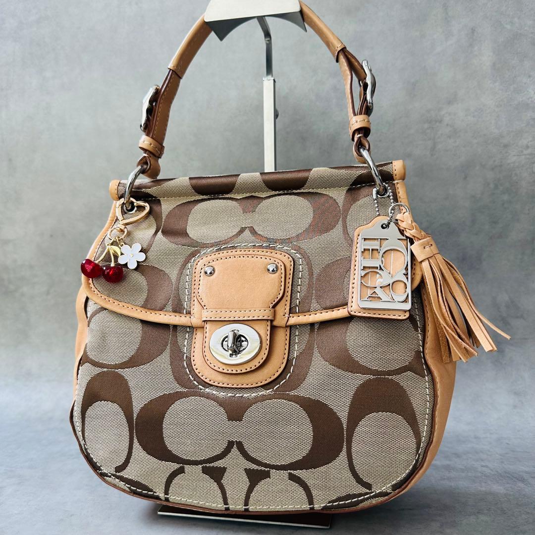 Y2K COACH Willis Signature Turn Lock bag