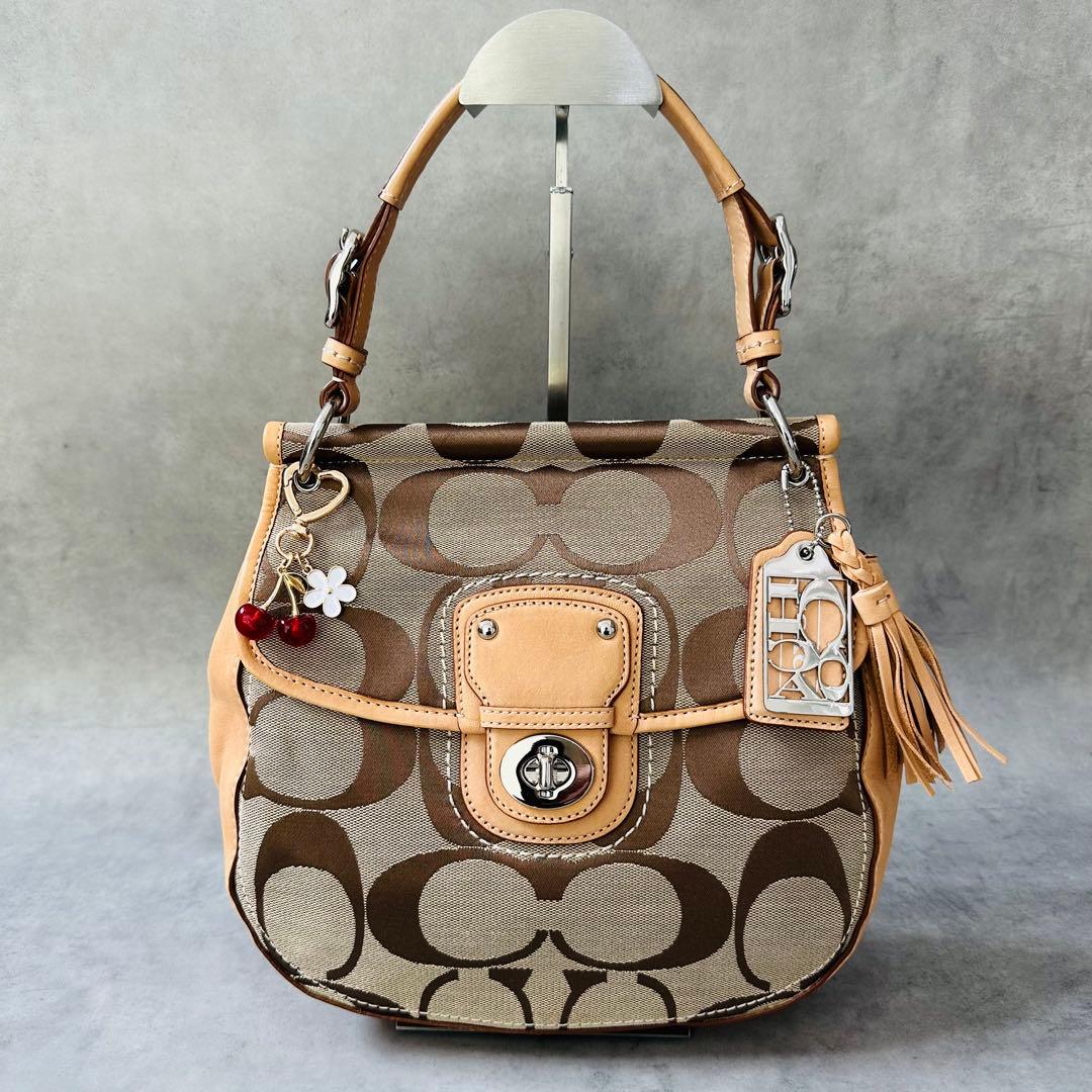 Y2K COACH Willis Signature Turn Lock bag 2