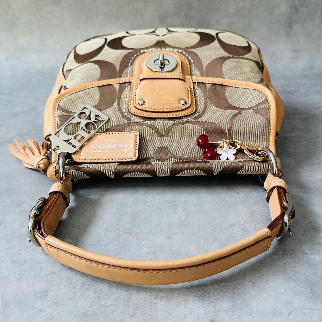 Y2K COACH Willis Signature Turn Lock bag 7