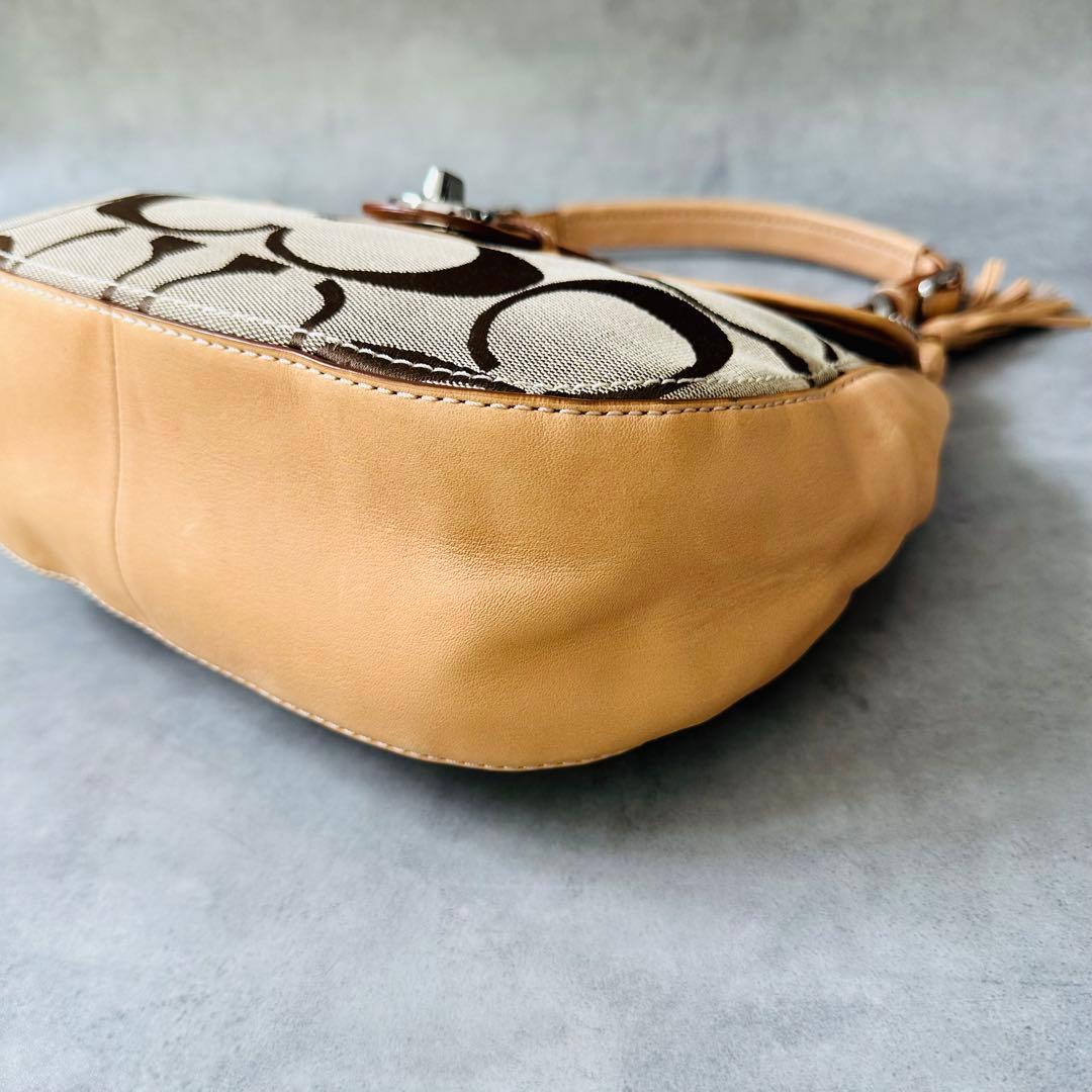 Y2K COACH Willis Signature Turn Lock bag 10