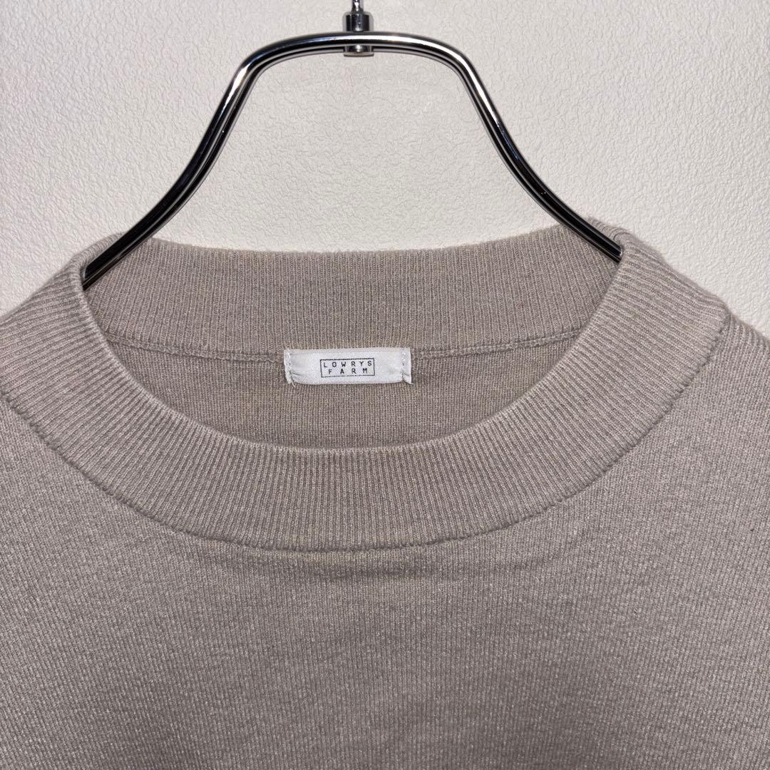 LOWRYS FARM バルーンスリーブニット セーター F d667 3