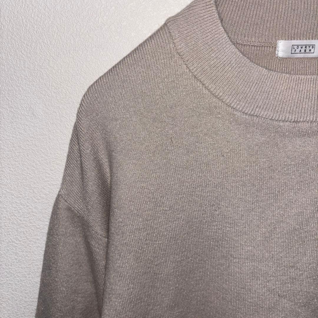 LOWRYS FARM バルーンスリーブニット セーター F d667 4
