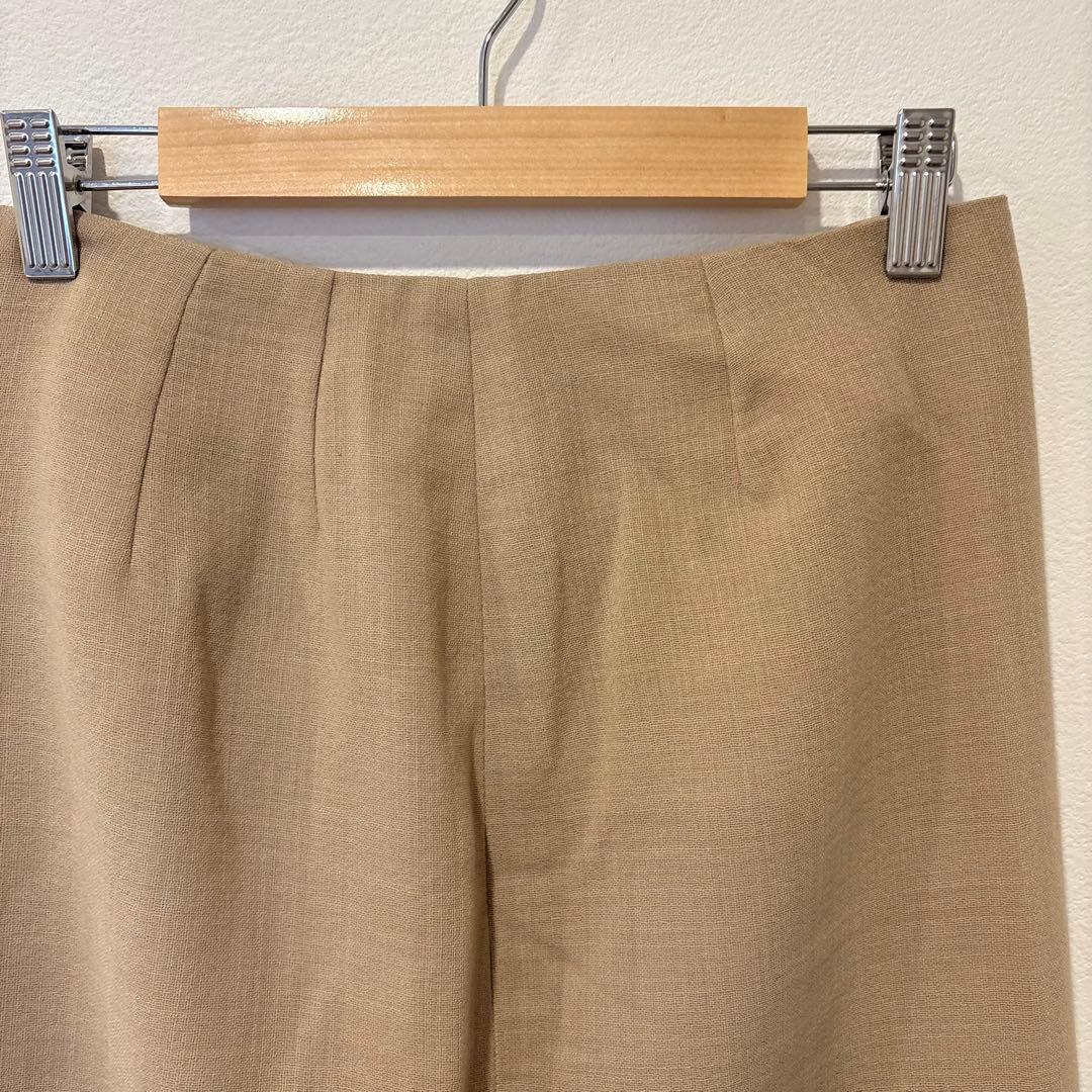 アンタイトル タイトスカート ひざ丈 ベージュ 9号 M相当 ウール 上品 3