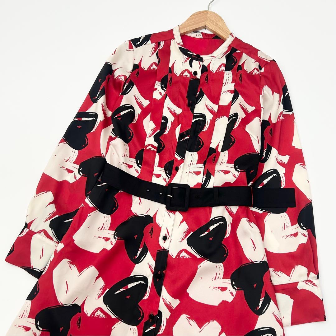 LOULOU WILLOUGHBY ルルウィルビー　ハートプリントワンピース　1 3