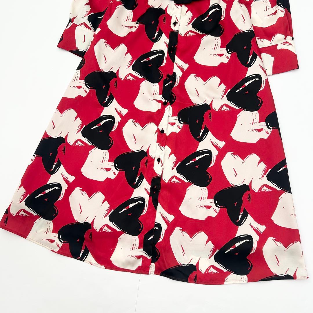 LOULOU WILLOUGHBY ルルウィルビー　ハートプリントワンピース　1 4