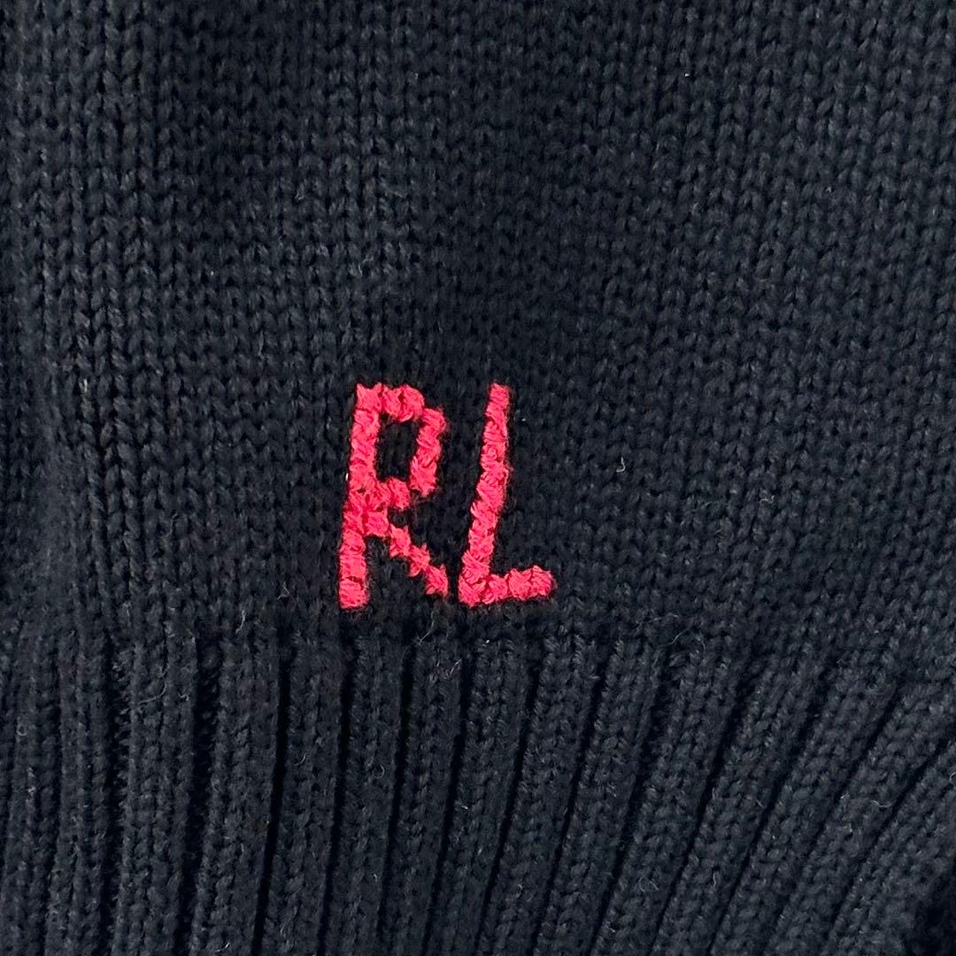 美品✨ラルフローレン　ポロベアニット　ブラック　XS 4