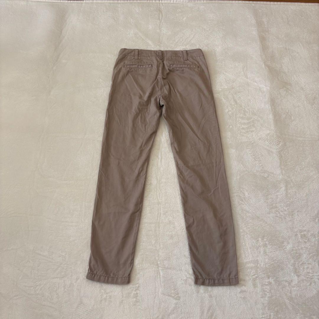 .ユニクロ　チノパン テーパードパンツ　ベージュ 綿100% M 無地　シンプル 13