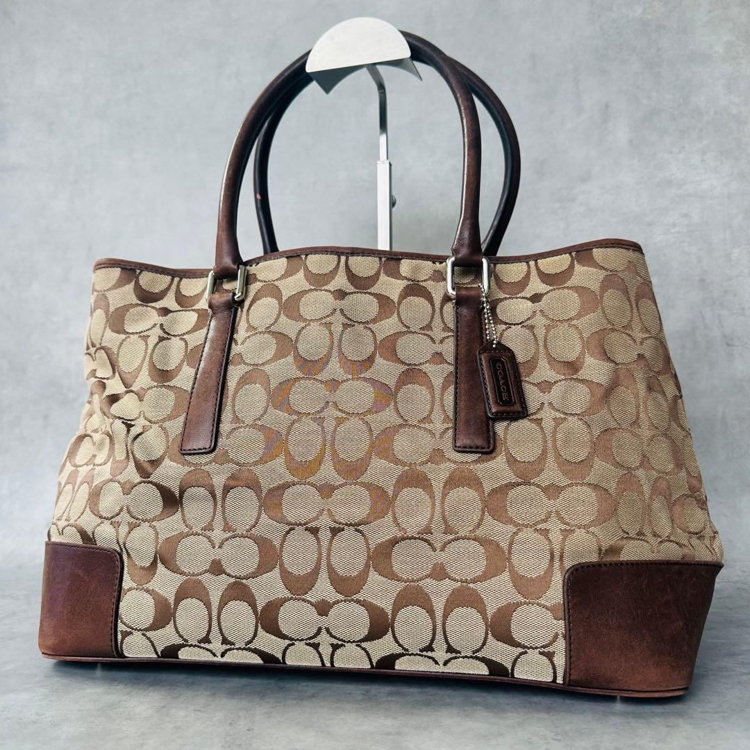 Y2K COACH Signature tote bag