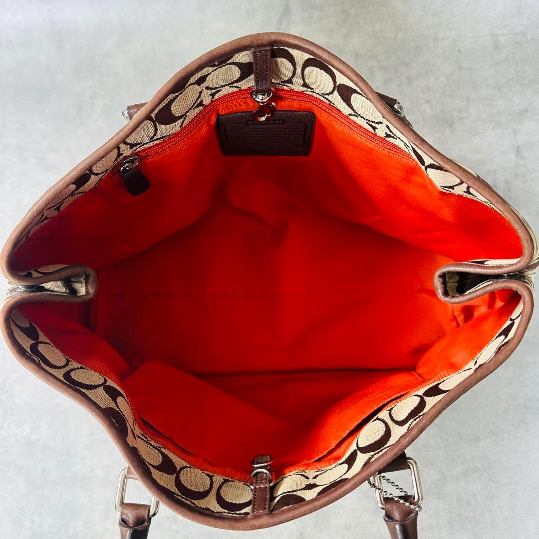 Y2K COACH Signature tote bag 13