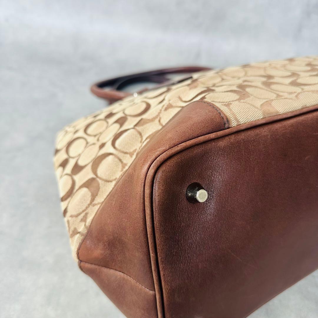 Y2K COACH Signature tote bag 10