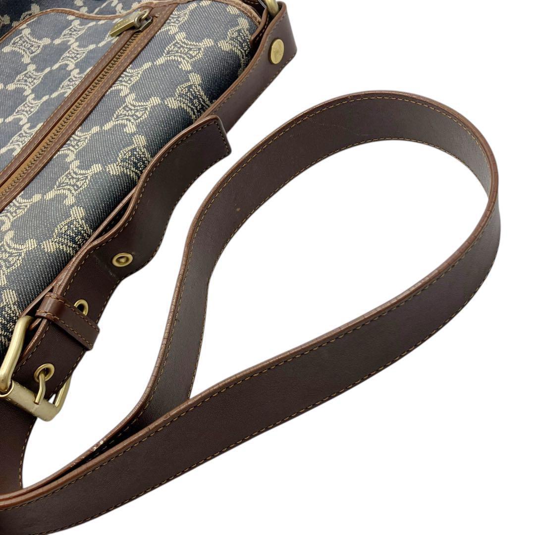 良品✨ セリーヌ パリマカダム デニム ショルダーバッグ 6