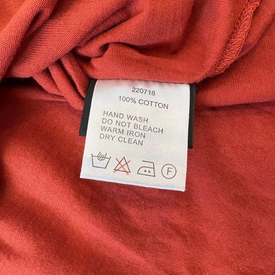 .ダブルクローゼット 長袖カットソー　ブラウス 赤 オレンジ　刺繍　無地 6