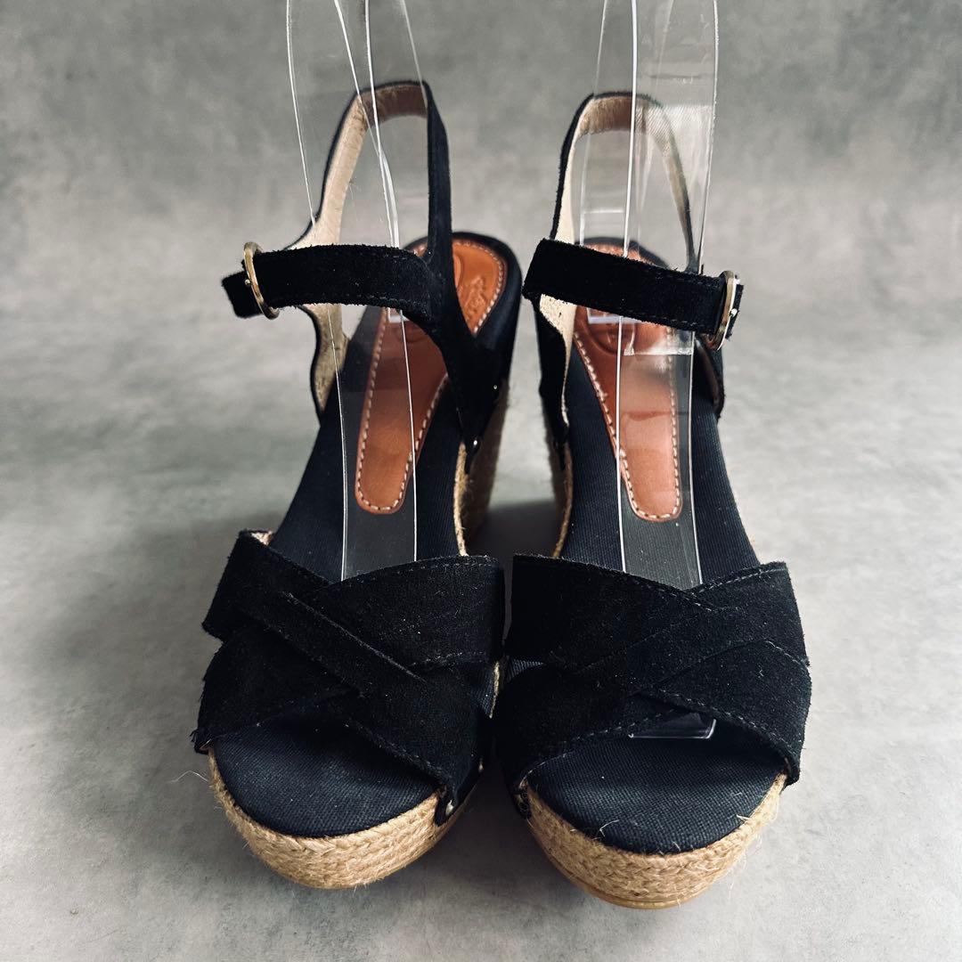 TOCCA スエード　スタッズ　ウェッジソールサンダル 3