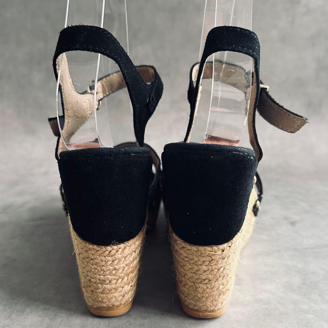 TOCCA スエード　スタッズ　ウェッジソールサンダル 7