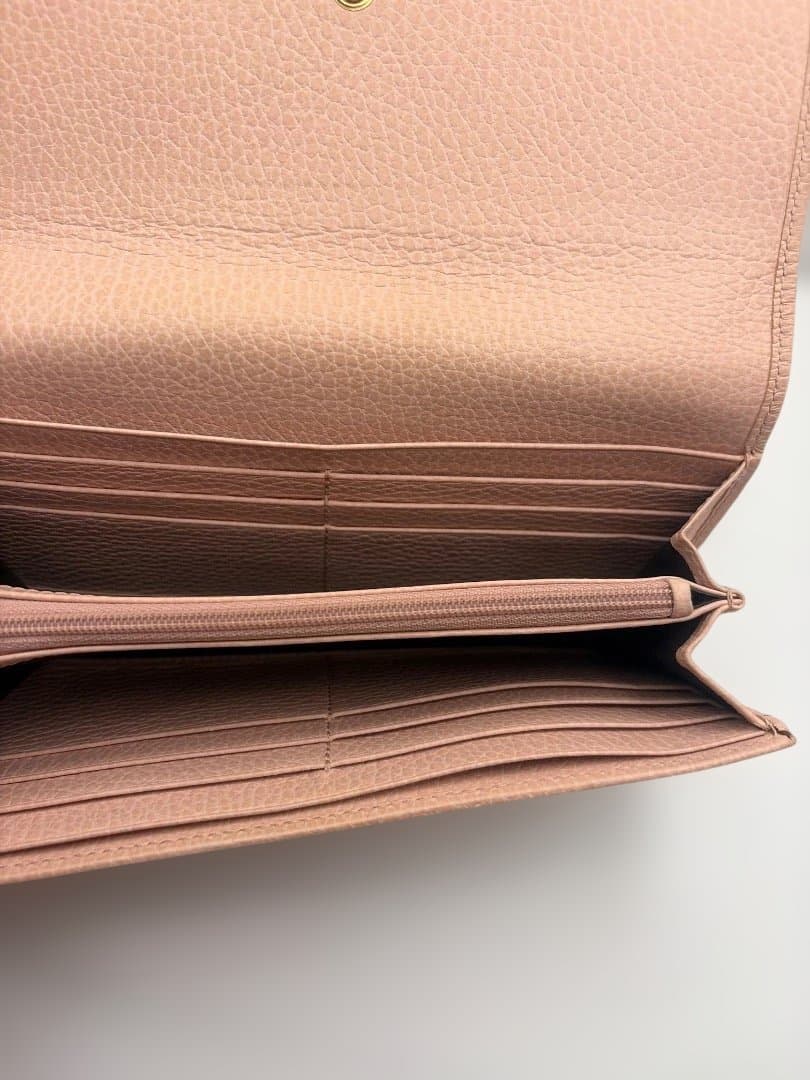 GUCCI 長財布　マーモント　GG エンボスロゴ 7