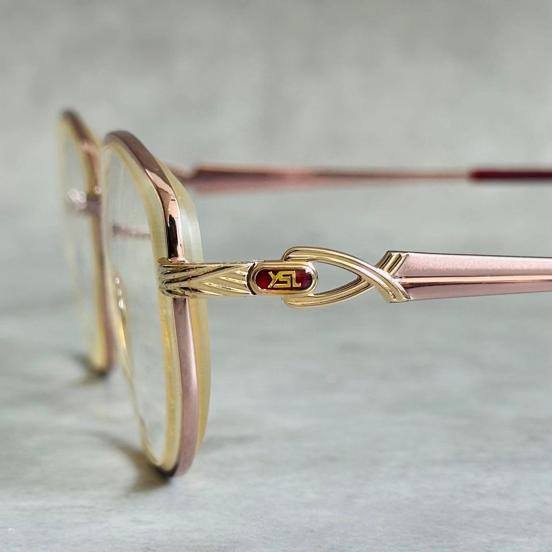 Vintage Yves Saint Laurent YSLロゴ メガネ 5