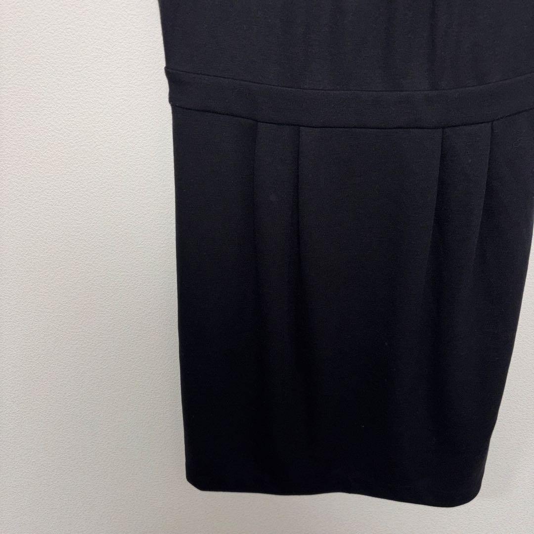 anySiS ノースリーブ ワンピース M ブラックドレス膝上 d668 6