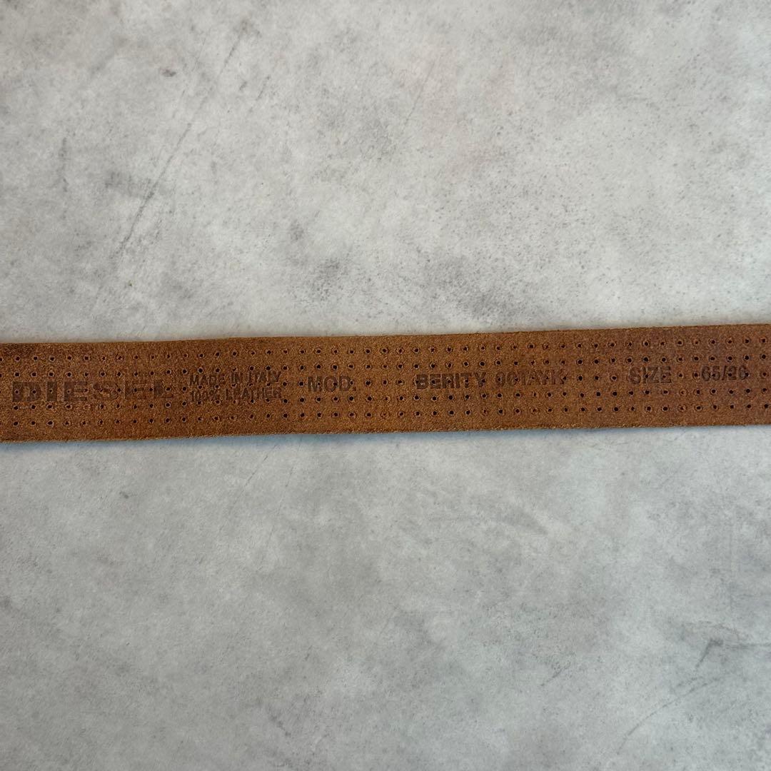 archive DIESEL スタッズ　パンチングメッシュ　レザーベルト 14