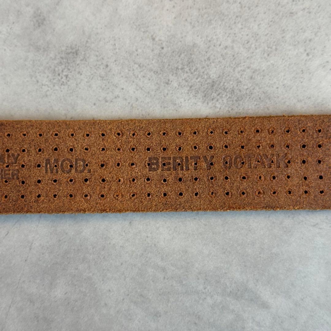 archive DIESEL スタッズ　パンチングメッシュ　レザーベルト 16