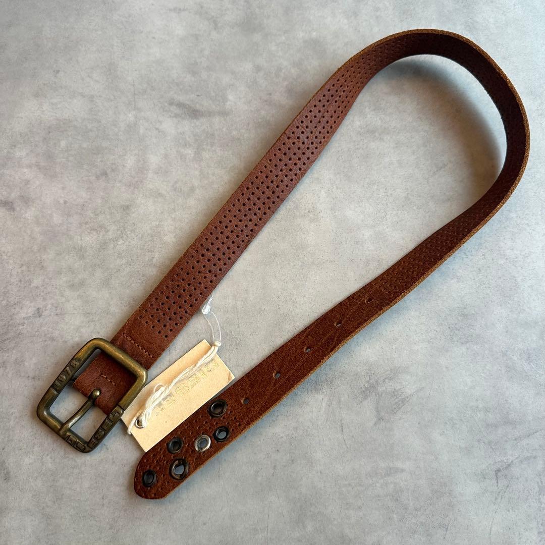 archive DIESEL スタッズ　パンチングメッシュ　レザーベルト 6