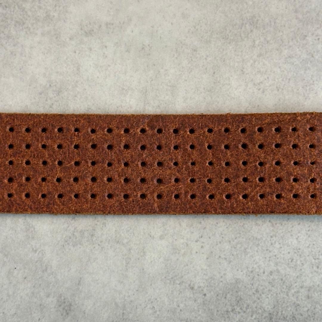 archive DIESEL スタッズ　パンチングメッシュ　レザーベルト 10