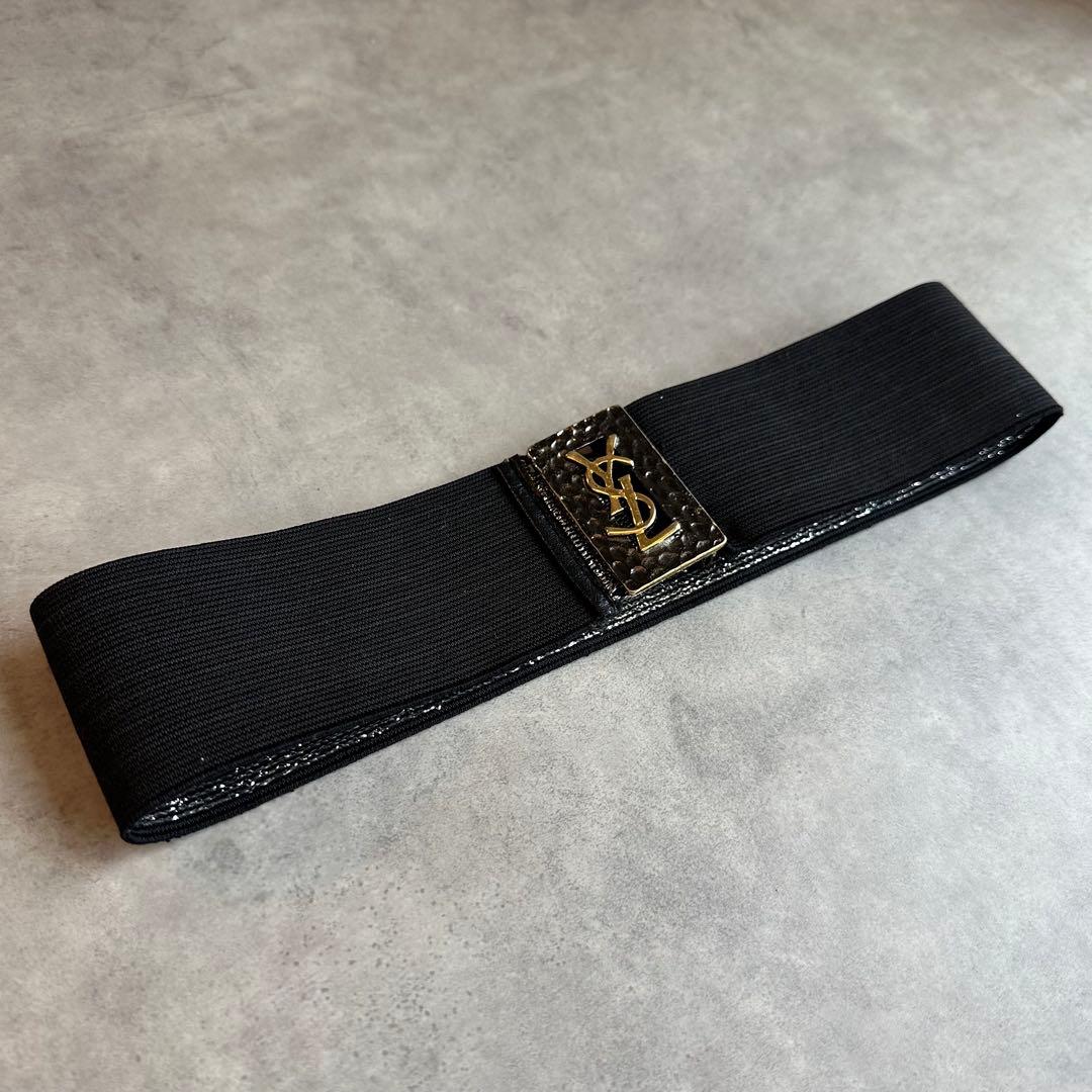 Yves Saint Laurent YSLロゴ ウエストゴムベルト 3