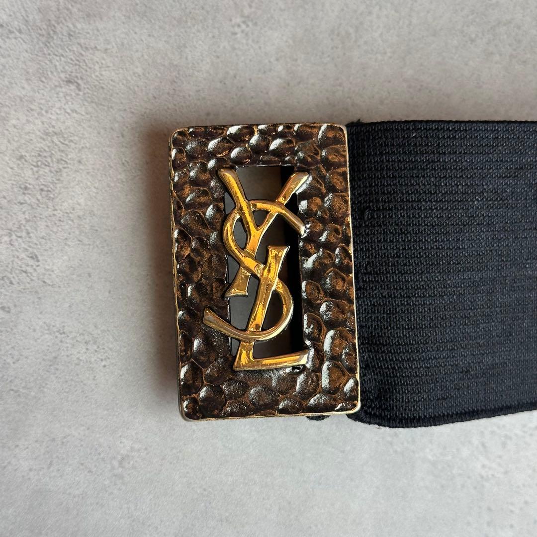 Yves Saint Laurent YSLロゴ ウエストゴムベルト 8