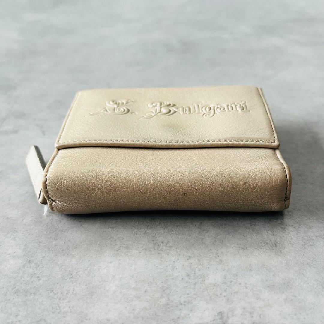 BVLGARI コレツィオーネ エンボスロゴ 二つ折り財布 コンパクトウォレット 4