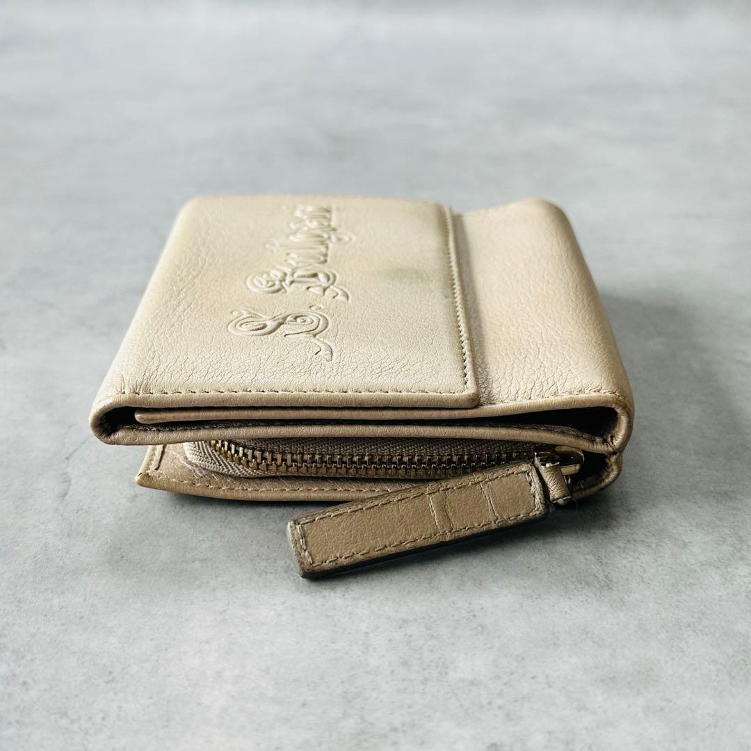 BVLGARI コレツィオーネ エンボスロゴ 二つ折り財布 コンパクトウォレット 6