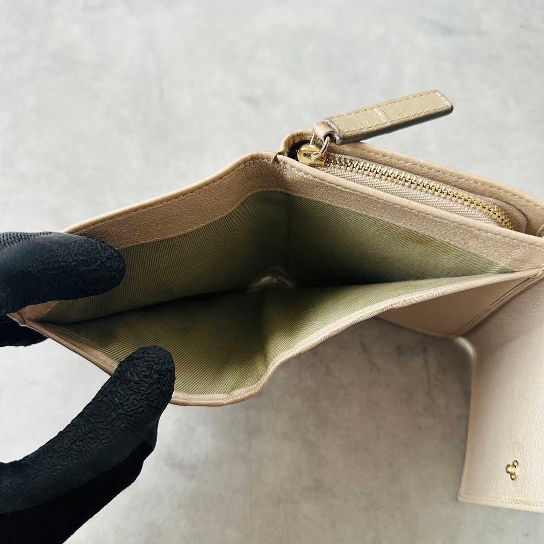 BVLGARI コレツィオーネ エンボスロゴ 二つ折り財布 コンパクトウォレット 10