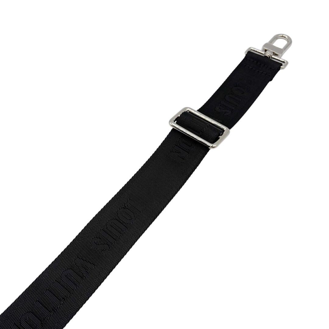 ⭐️未使用⭐️ルイヴィトン ロゴ ショルダーストラップ ブラック ナイロン 4