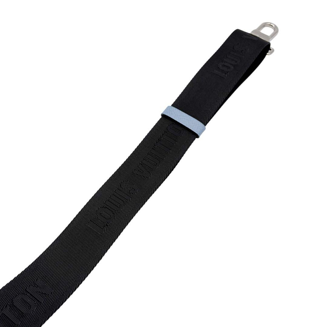 ⭐️未使用⭐️ルイヴィトン ロゴ ショルダーストラップ ブラック ナイロン 7