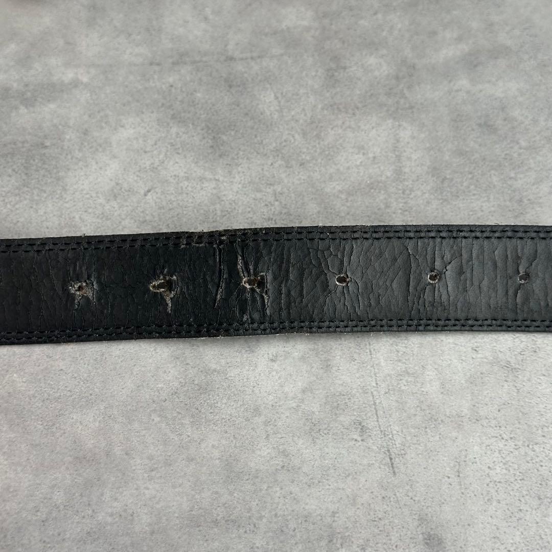 PHILIPPE CHARRIOL ワイヤー　ゴールドバックル　レザーベルト 9