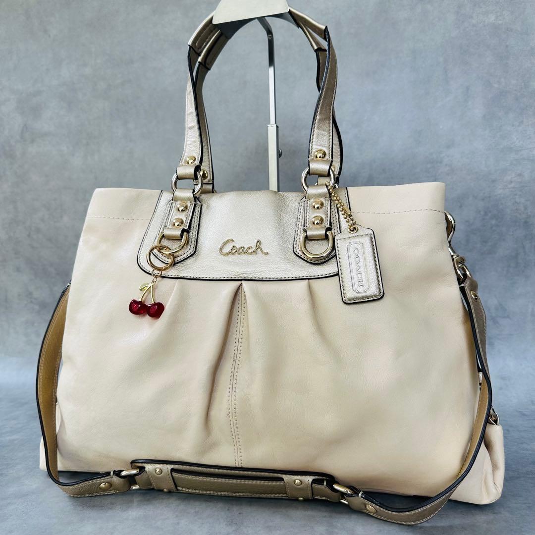 Y2K COACH Ashley Leather 2way Bag