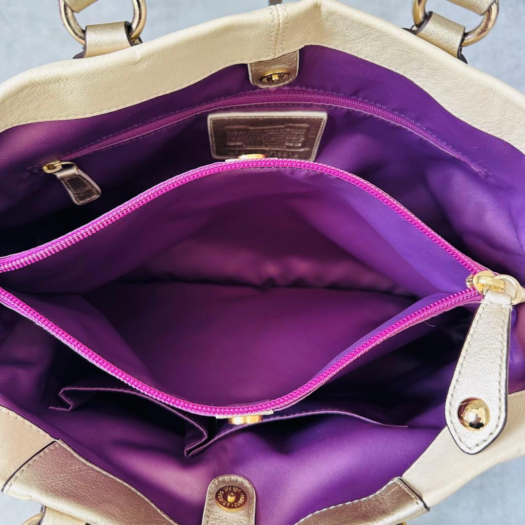 Y2K COACH Ashley Leather 2way Bag 17