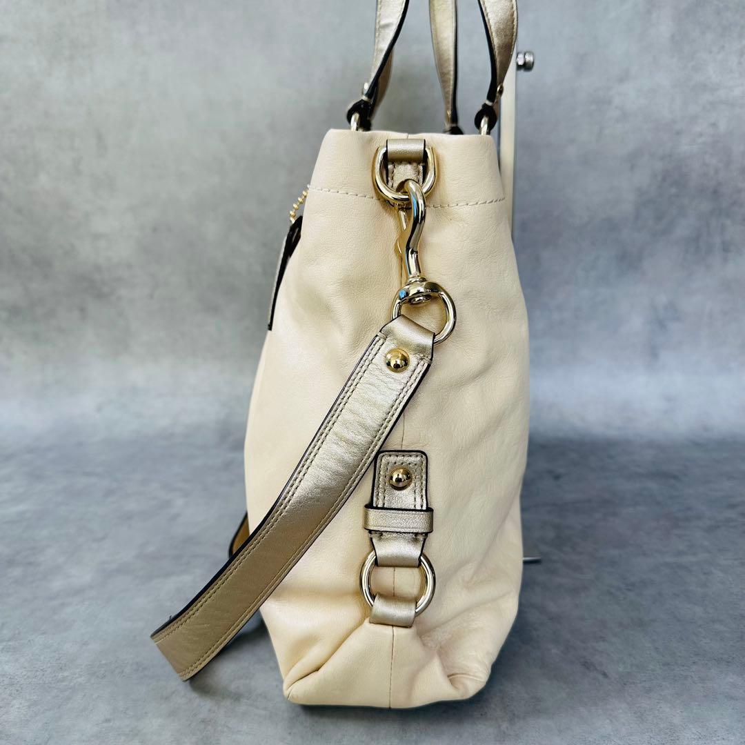 Y2K COACH Ashley Leather 2way Bag 4