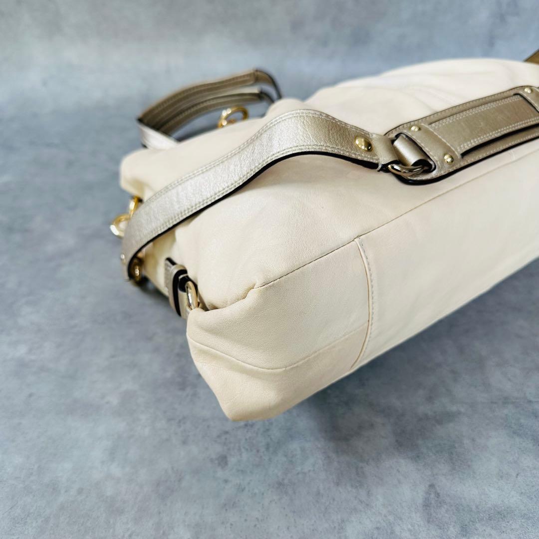 Y2K COACH Ashley Leather 2way Bag 9