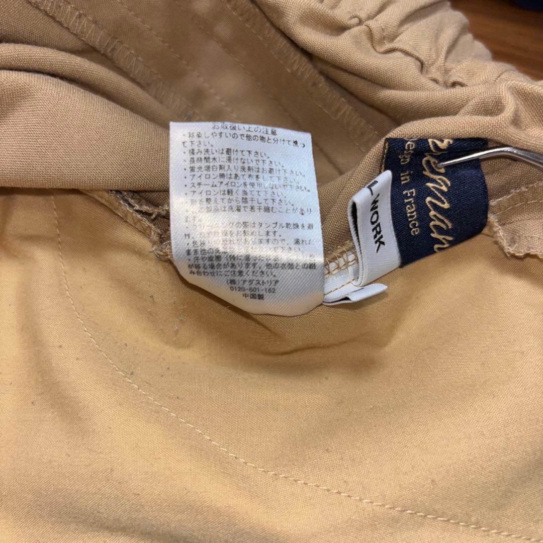 GLOBAL WORK ベージュ スラックステーパードパンツ L d737 12
