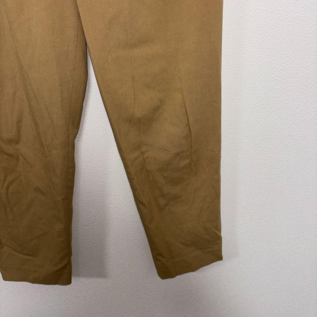 GLOBAL WORK ベージュ スラックステーパードパンツ L d737 9