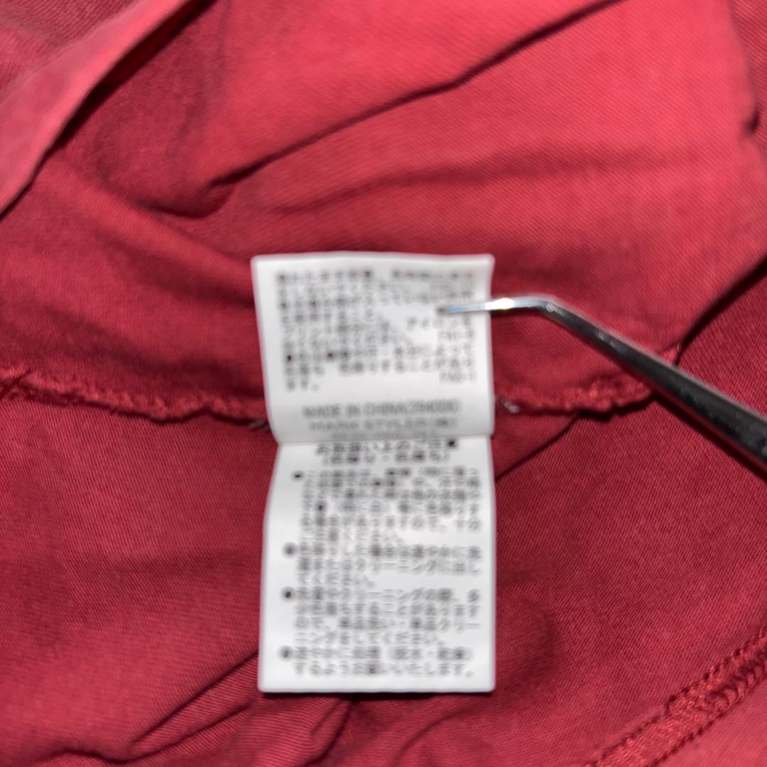 GYDA × KANGOL ワインレッド Tシャツ Fショート丈d695 14