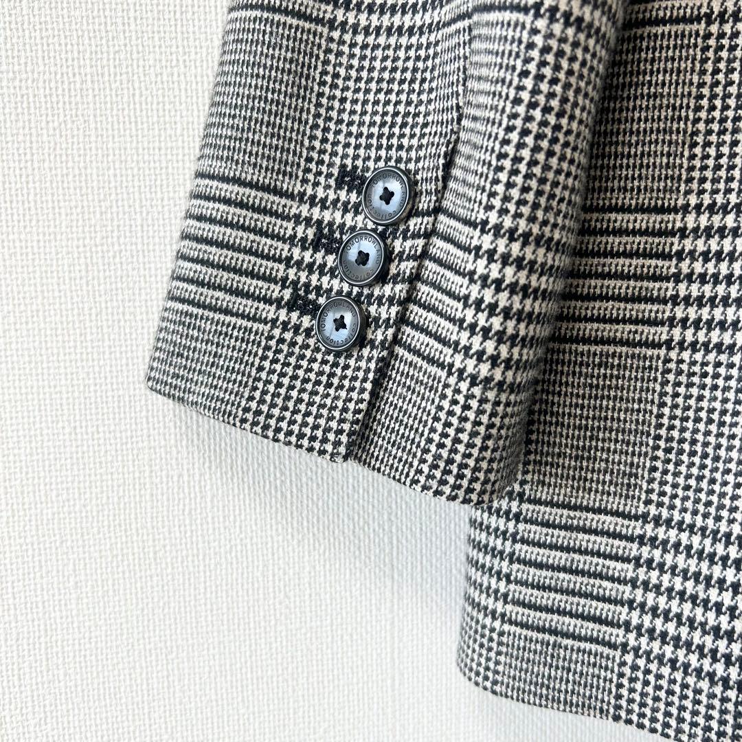 美品✨トゥモローランド　ツイードハウンドトゥース ダブルブレストジャケット　36 6