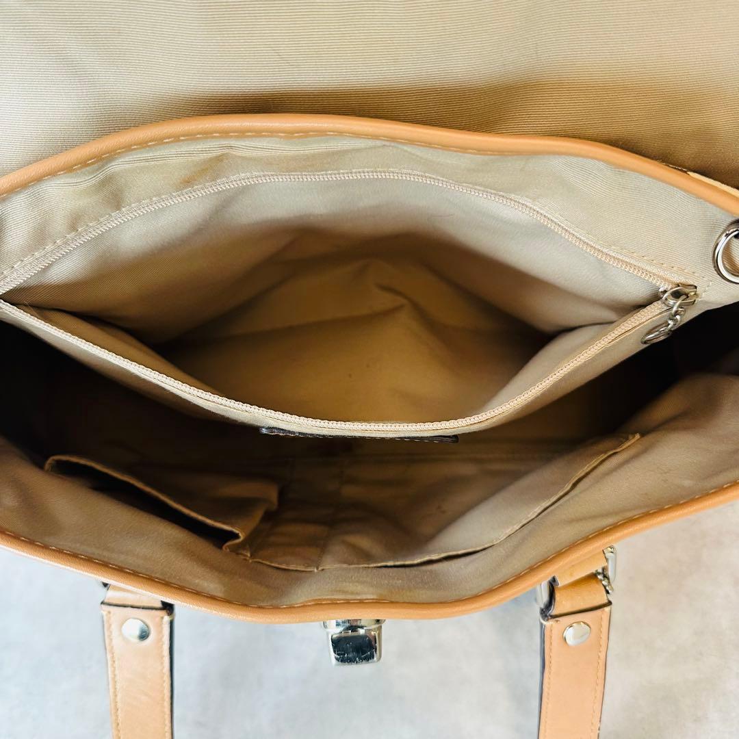 Y2K COACH Signature Turnlock Satchel Bag 13