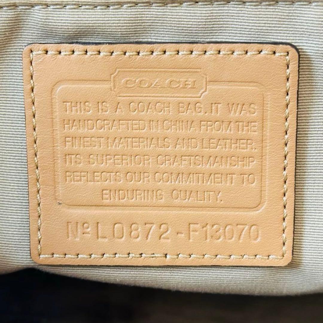 Y2K COACH Signature Turnlock Satchel Bag 14