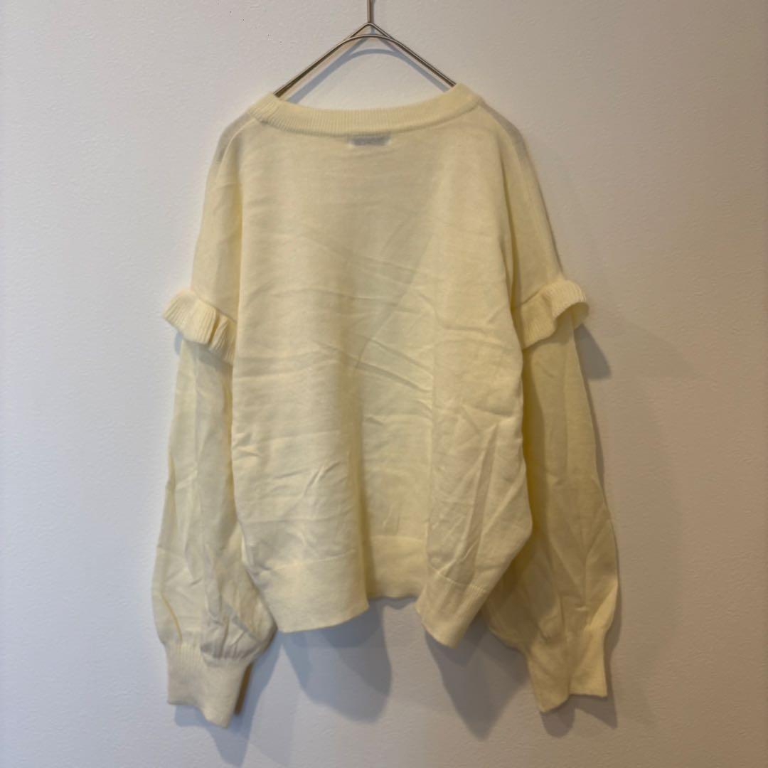 アースミュージックアンドエコロジー ニット バルーン袖 アイボリー 7
