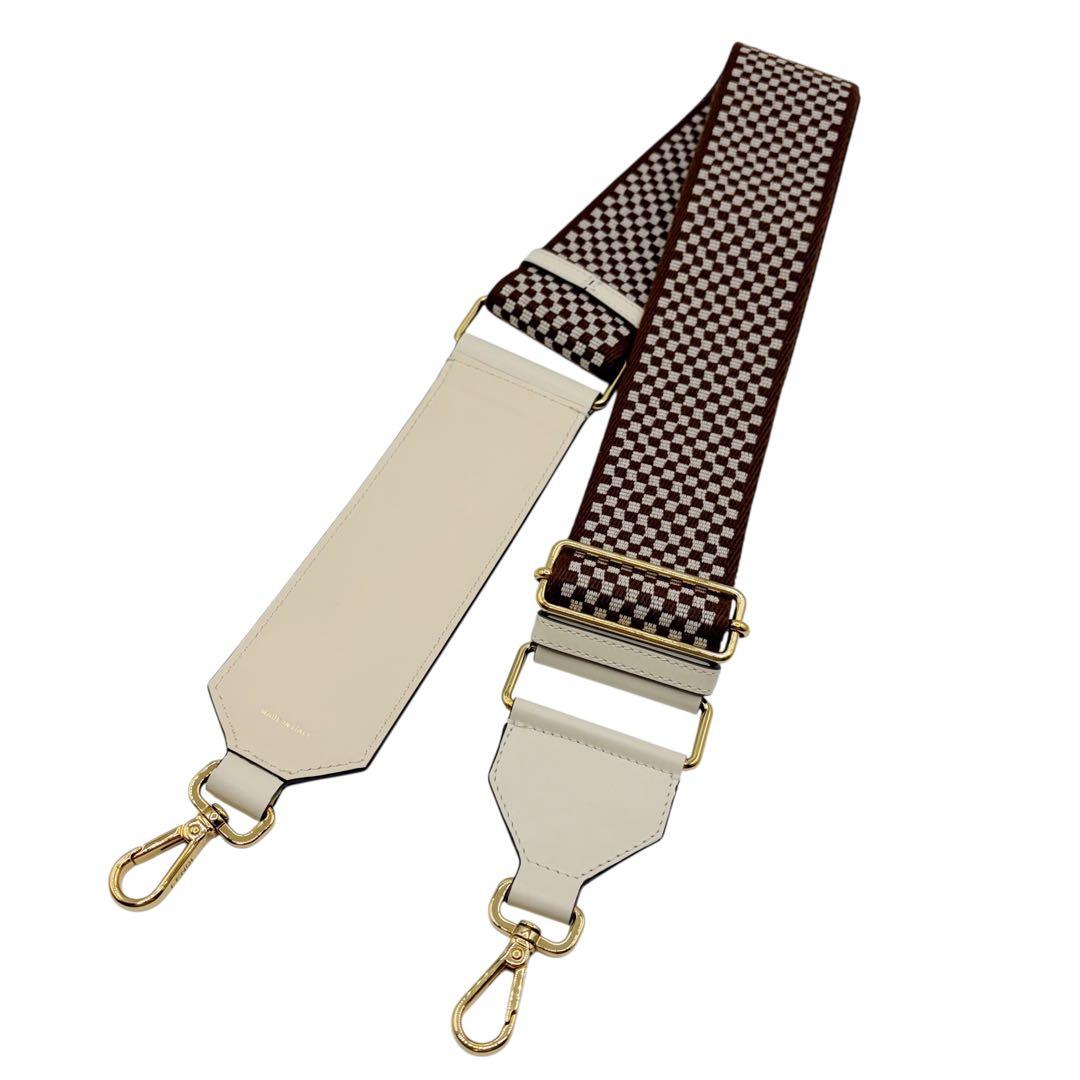 ⭐️美品⭐️ フェンディ ストラップユー リボン ヴィシー ブラウン 3