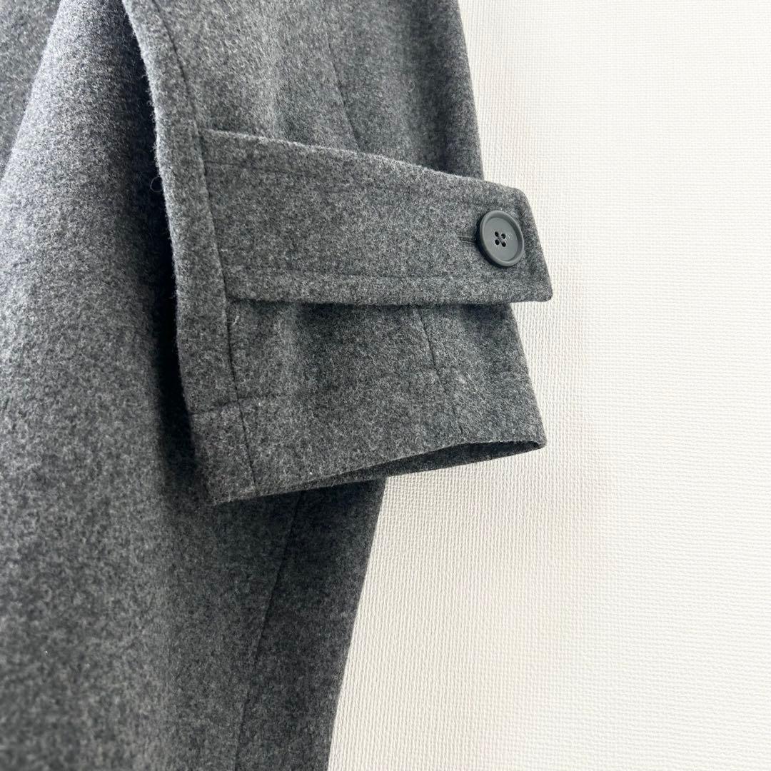 2024AW✨カレンソロジー　メルトンスタンドカラーコート　グレー 6